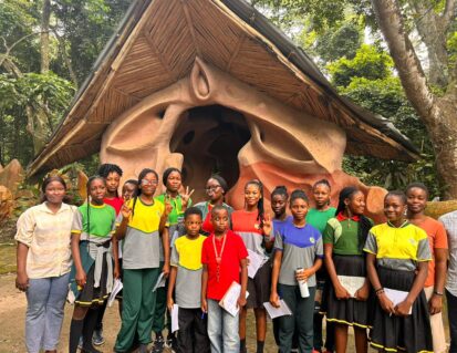 The United Nations Club visited the UNESCO World Heritage Site - the Osun Grove.